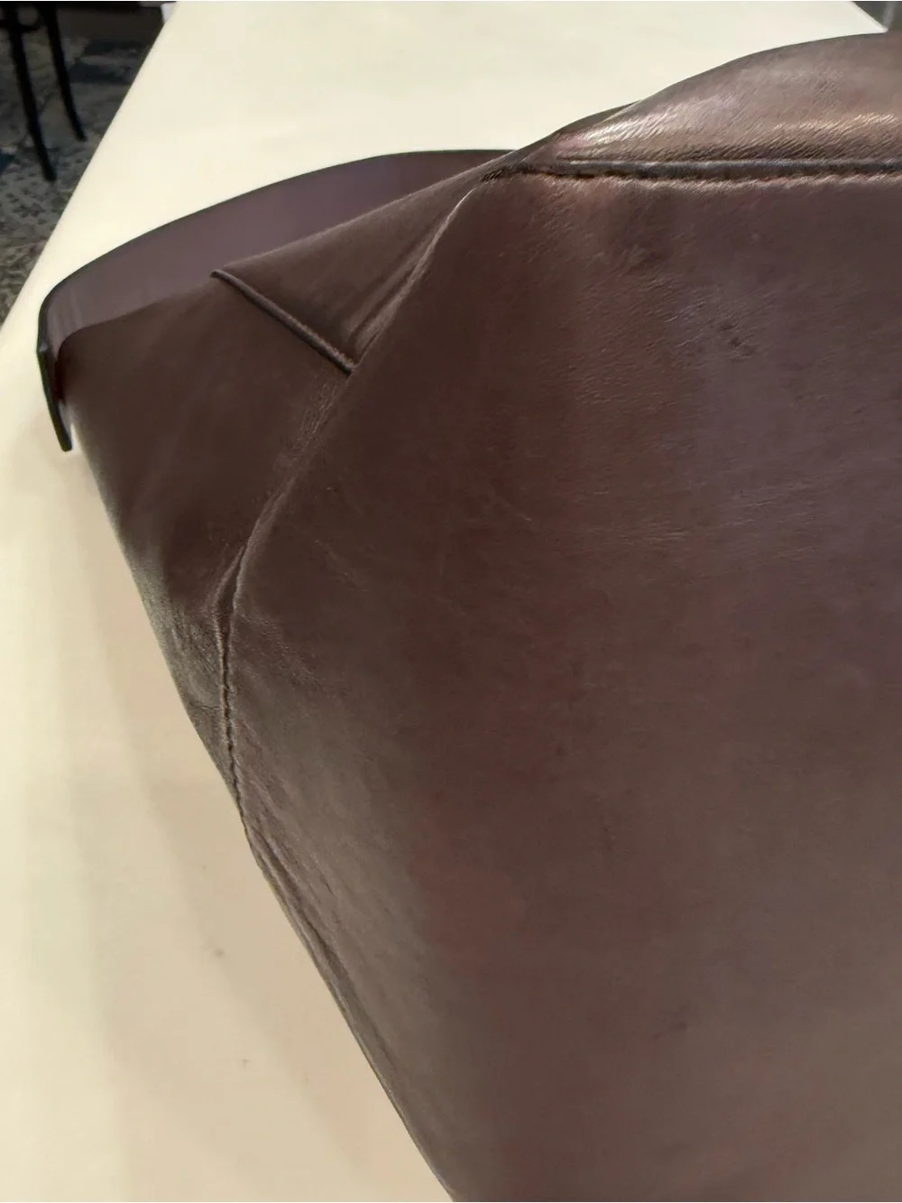 Allsaints Alba Leather Hobo Tote / Shoulder Bag Burgandy /Brown NWOT